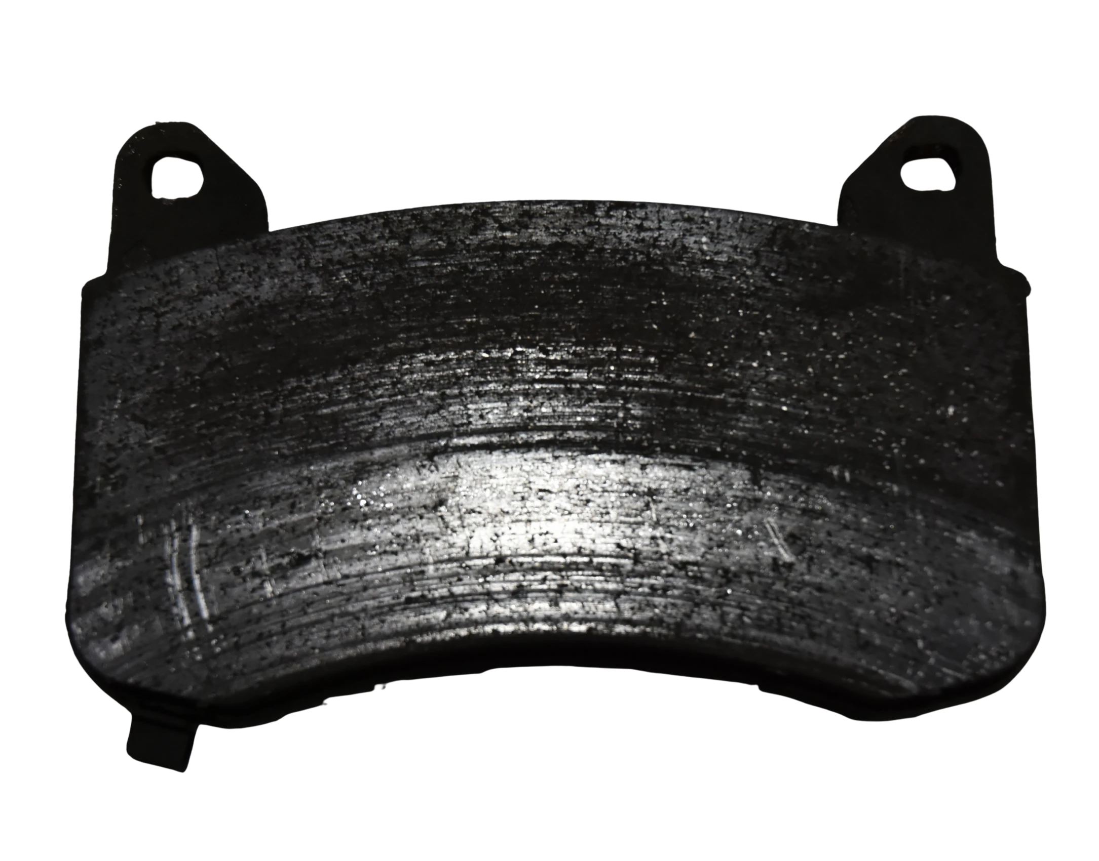 Vorher: korrodierte Bremsbeläge mit Rost und ungleichmässiger Abnutzung